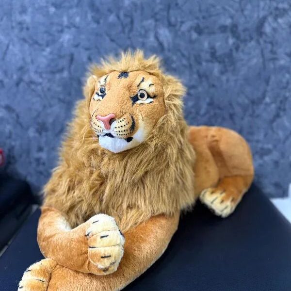 Real Looking Lion Plush Toy