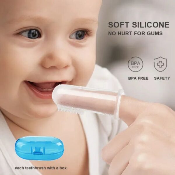 Transparent Baby Finger Toothbrush