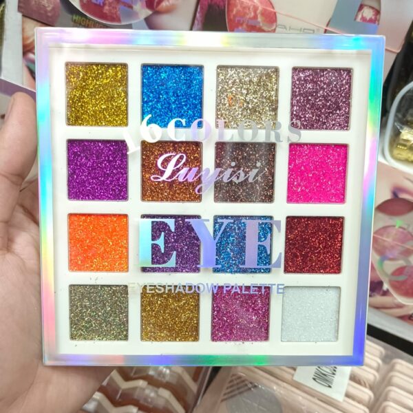 Luyisi 16-Color Glitter Eyeshadow Palette